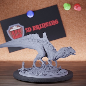 Dinosaur Monster Miniature Jungle Boss Mini Dungeons and Dragons Mini RPG Tabletop Miniature DnD Painting Pathfinder 5e DnD | LoP