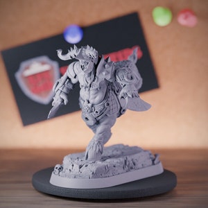 Centaur Miniature Fighter Warrior Monster Mini Dungeons and Dragons Mini RPG Tabletop Miniature DnD Painting Pathfinder 5e DnD | DB