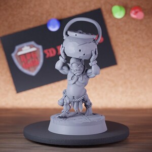 Kittelbärare Cyklop Liten miniatyr Dungeons and Dragons Mini RPG Bordsminiatyr DnD-målning Pathfinder 5e DnD | CnP