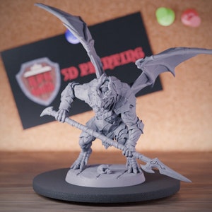 Dragonborn Guard Miniature Dragon Dungeons and Dragons Mini RPG Tabletop Miniature DnD Painting Pathfinder 5e DnD | AG