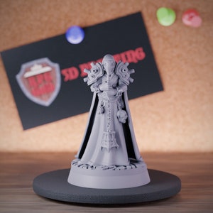 Priest of the Jergal Church Miniature Guardian Dungeons and Dragons Mini RPG Tabletop Miniature DnD Painting Pathfinder 5e DnD | CnP