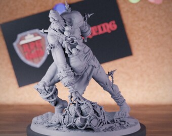 Undead Giant Monstrosity Miniature Boss Monster Dungeons and Dragons Mini RPG Tabletop Miniature DnD Painting Pathfinder 5e DnD | CnP