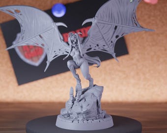 Kwaad harpij miniatuur vleugels monster mini kerkers en draken RPG tafelblad miniatuur DnD schilderij Pathfinder 5e DnD | CnP