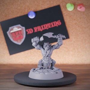 Goblin Savage Miniature Orc Monster Dungeons and Dragons Mini RPG Tabletop Miniature DnD Painting Pathfinder 5e DnD | CnP