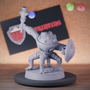 Uhrwerk Kämpfer Miniatur Konstrukt Minion Dungeons and Dragons Mini RPG Tabletop Miniature DnD Painting Pathfinder 5e DnD | CnP