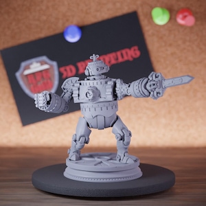 Uhrwerk Konstrukt Miniature Magischer Roboter Mini Dungeons and Dragons Mini RPG Tabletop Miniature DnD Painting Pathfinder 5e DnD | DmS
