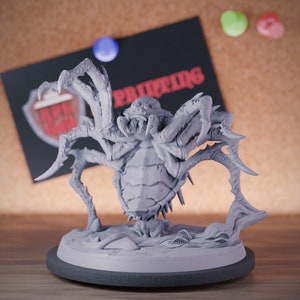 Miniatura de araña de fase, bestia, monstruo, mini mazmorras y dragones, minijuego de rol, miniatura de mesa, DnD, pintura, Pathfinder 5e, DnD/AG