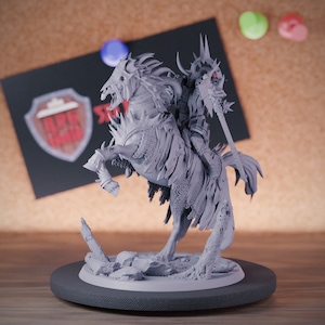 Skeleton Warrior Miniature Monster Fighter Mini Dungeons and Dragons Mini RPG Tabletop Miniature DnD Painting Pathfinder 5e DnD | LoP