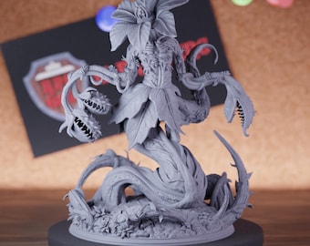 Monster Female Forest Sentinel Corrupted Miniature | 28mm-75mm | Resin 3D Printed D&D Pathfinder Mini | DMS