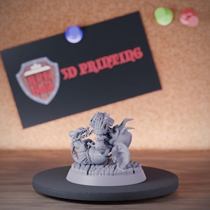 Imp Summoned Demon Miniature Fiend Dungeons and Dragons Mini RPG Tabletop Miniature DnD Painting Pathfinder 5e DnD | CnP