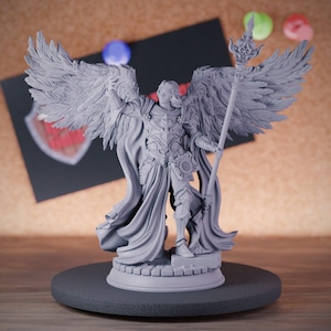 Miniatura celestial solar / 28 mm-75 mm / Resina impresa en 3D D&D Pathfinder Mini / DMS