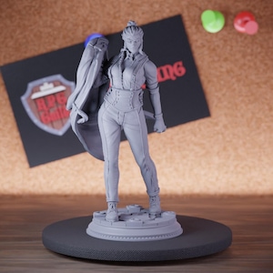 Female Kingpin Npc Miniature Syndicate Crime Mini Dungeons and Dragons Mini RPG Tabletop Miniature DnD Painting Pathfinder 5e DnD | DmS