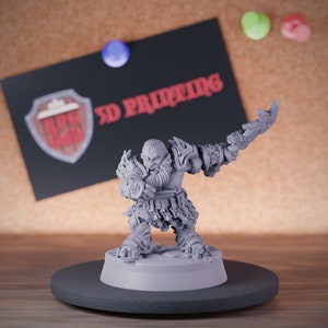 Dwarf Rogue Miniature Fighter Dungeons and Dragons Mini RPG Tabletop Miniature DnD Painting Pathfinder 5e DnD | CnP