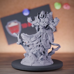 Lich Miniature DnD Undead Mage Dungeons and Dragons Mini RPG Tabletop Miniature DnD Painting Pathfinder 5e DnD | DmS