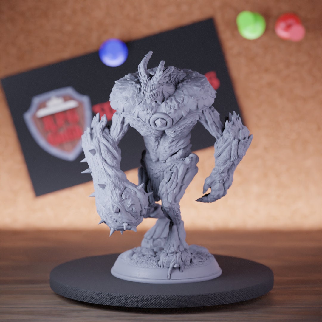 Cursed Treant Miniature Guard Monster Mini Dungeons and Dragons RPG Tabletop Miniature DnD Painting Pathfinder 5e DnD | DmS