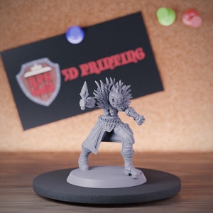 Demon Cultist Human Magician Miniature Warlock Dungeons and Dragons Mini RPG Tabletop Miniature DnD Painting Pathfinder 5e DnD | CnP