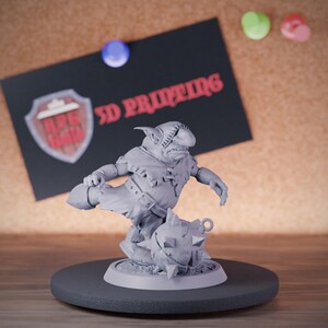 Goblin Morningstar Kicker Miniature Monster Dungeons and Dragons Mini RPG Tabletop Miniature DnD Painting Pathfinder 5e DnD | LoP