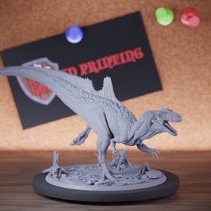 Dinosaur Run Miniature Monster Mini Dungeons and Dragons Mini RPG Tabletop Miniature DnD Painting Pathfinder 5e DnD | LoP