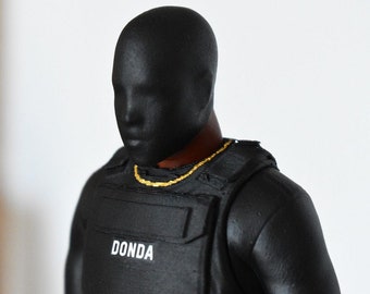 Kanye West Custom Donda Listening Party 2 3D printed Statue Hip Hop Late Registration Jesus is King Life of Pablo