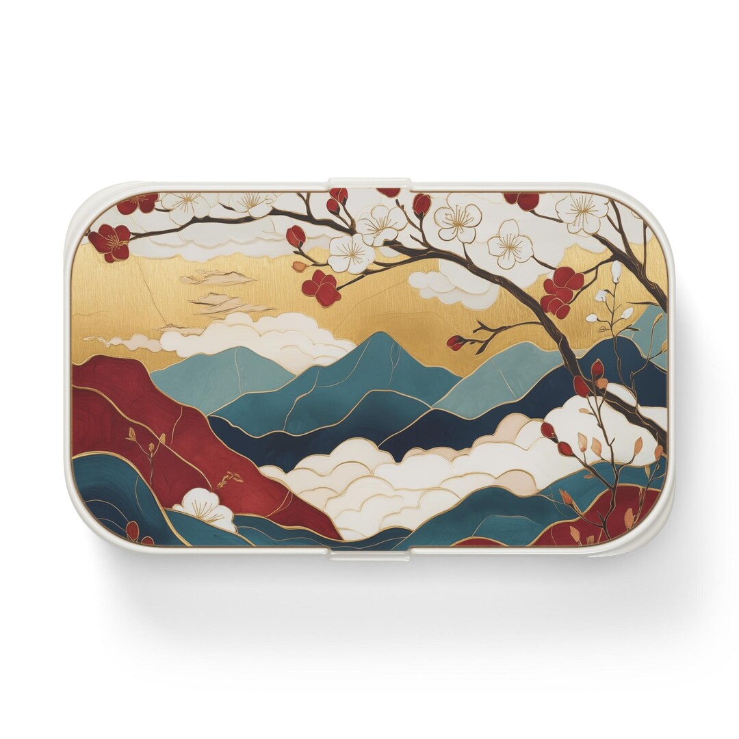 Japanese Bento Lunch Box Bentoi Box Aesthetic Design Food Container