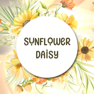 Sunflower Daisy Floral Clipart Sunflower Drawing Sunflower Pattern Seamless Sunflower Digital Paper Sunflower Invite Floral Wreath Yellow