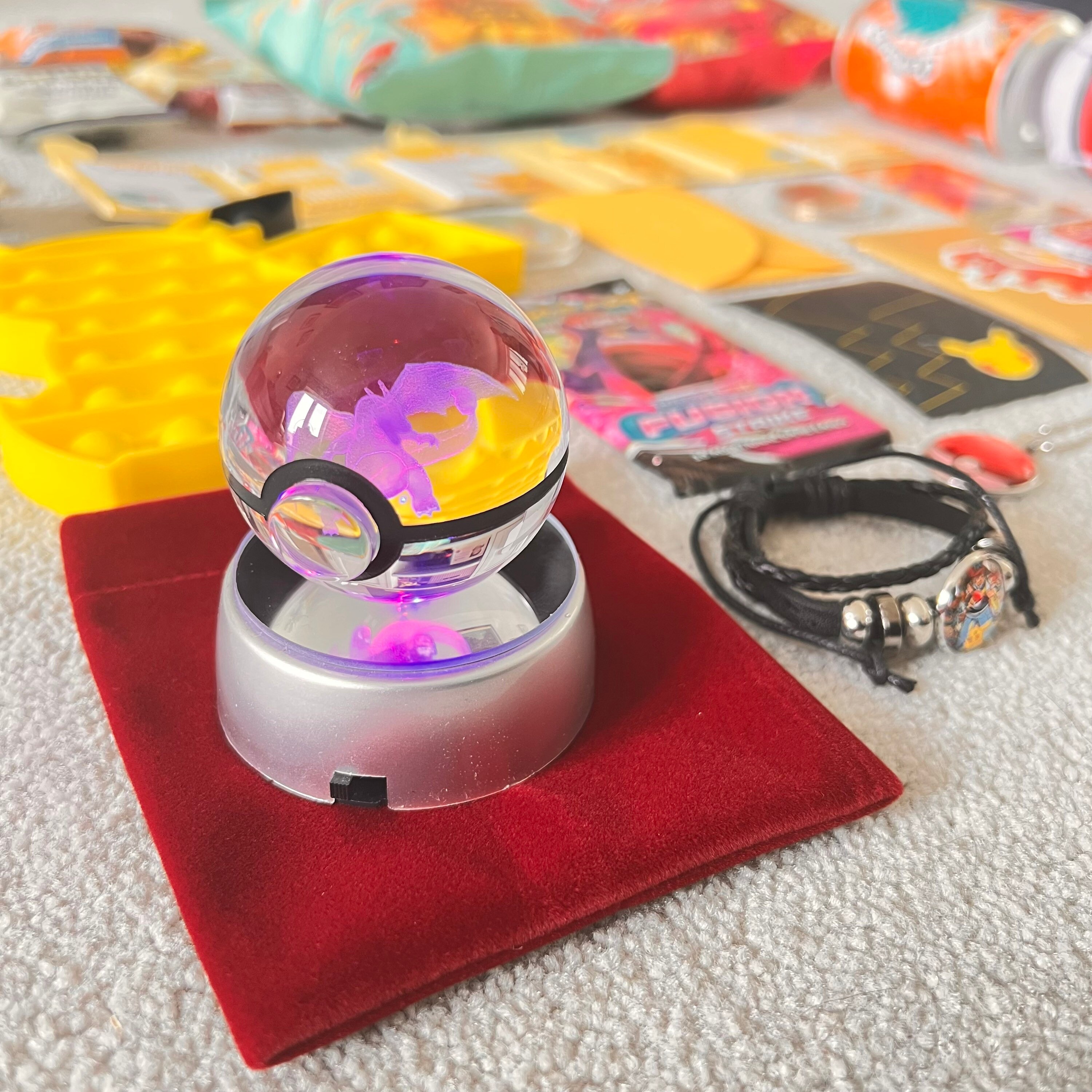 Crystal Pokeball Box/pokemon Present Box/pokemon Fans Lovers Etsy UK
