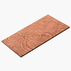 Cnc files for wood. 3d model of wall panels, STL file, CNC Router file, 3D stl model, cnc panels, Cnc wave sculpture