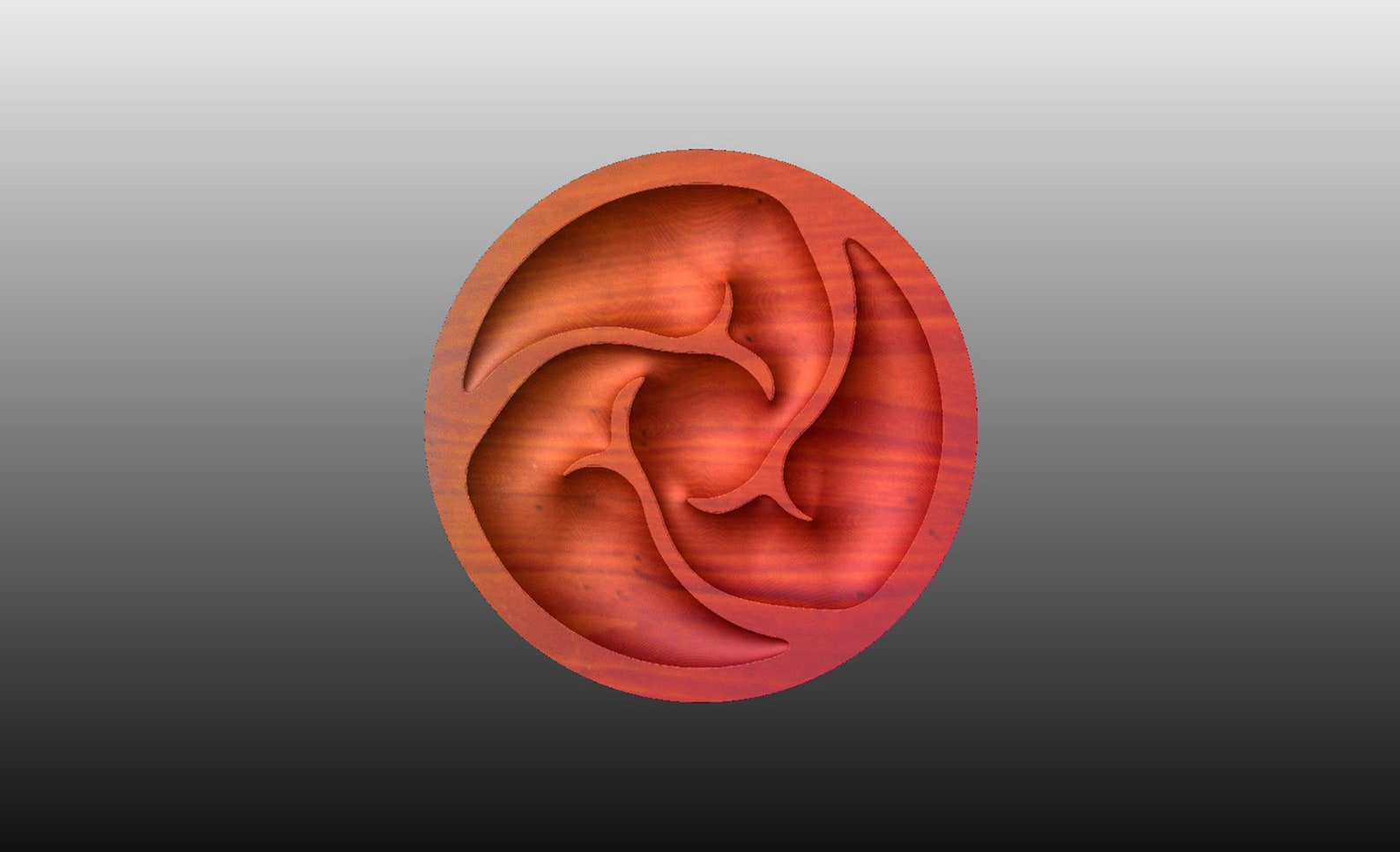 Digital Vector Files for CNC Router svg, Eps, Ai, Stl Wood Serving Tray