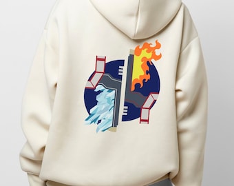 Sudadera unisex inspirada en Shoto, multicolor