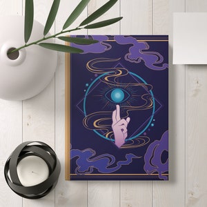 Gojo Inspired Notebook Hardcover Journal | Anime Notebook | Anime Manga Lover | Diary | Notebook | Journal | Blank, Single Lined