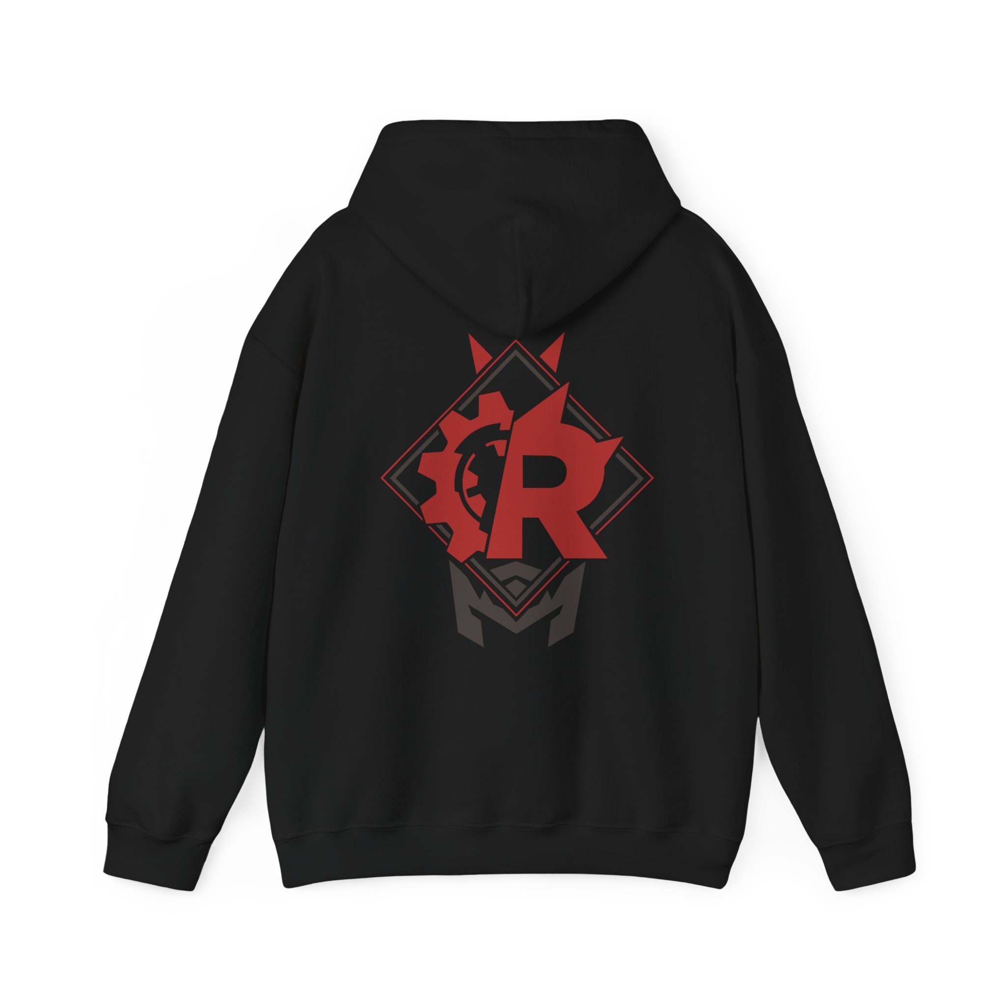 Kiri, Red Riot Hero Inspired Minimalist Unisex Hoodie, Multi