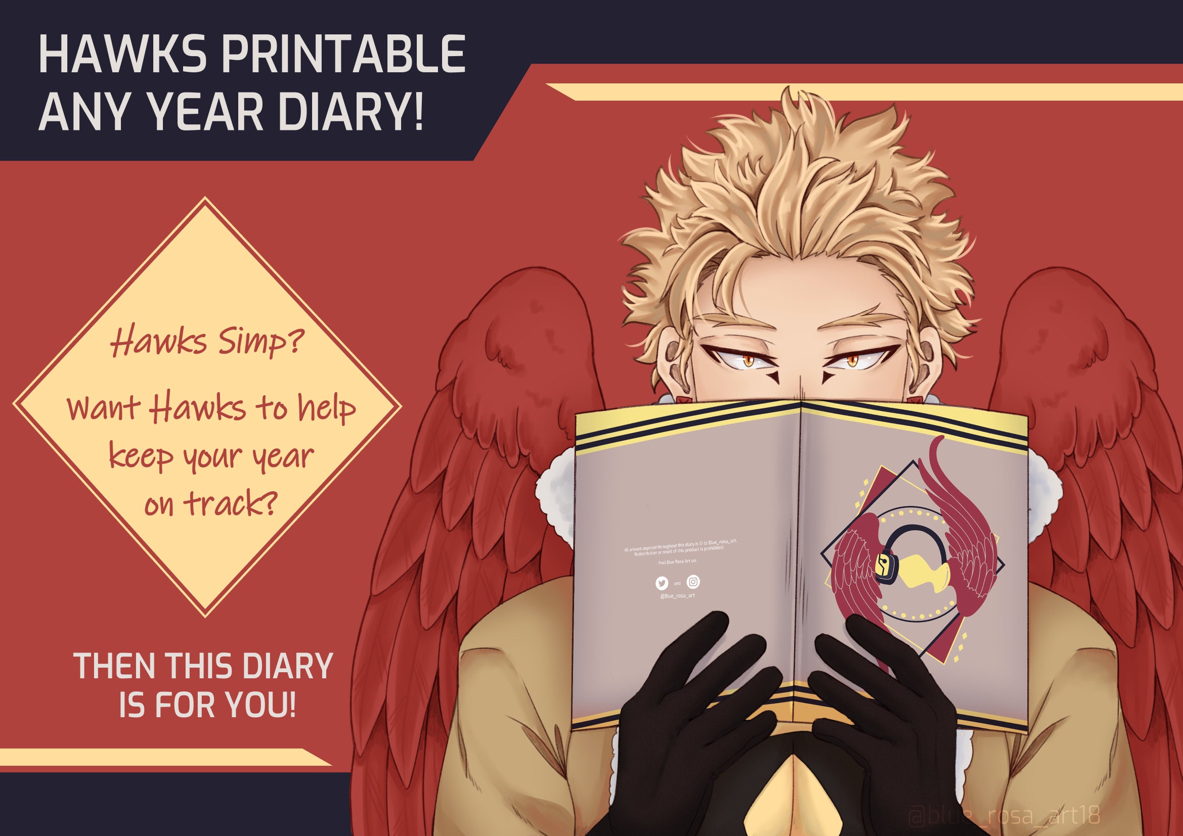 Bnha Hawks - Etsy