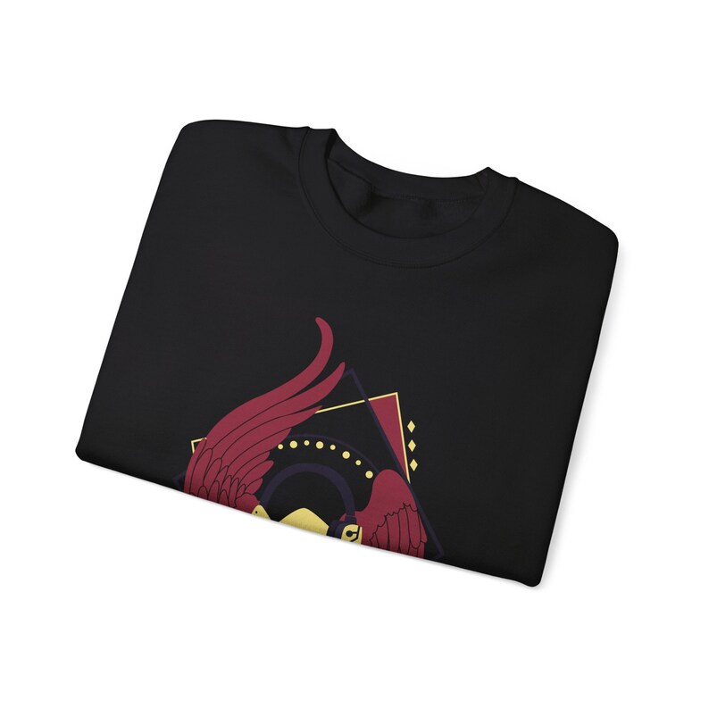 Hawks, Winged Hero Inspired Subtle Anime Unisex Crewneck Sweatshirt image 4