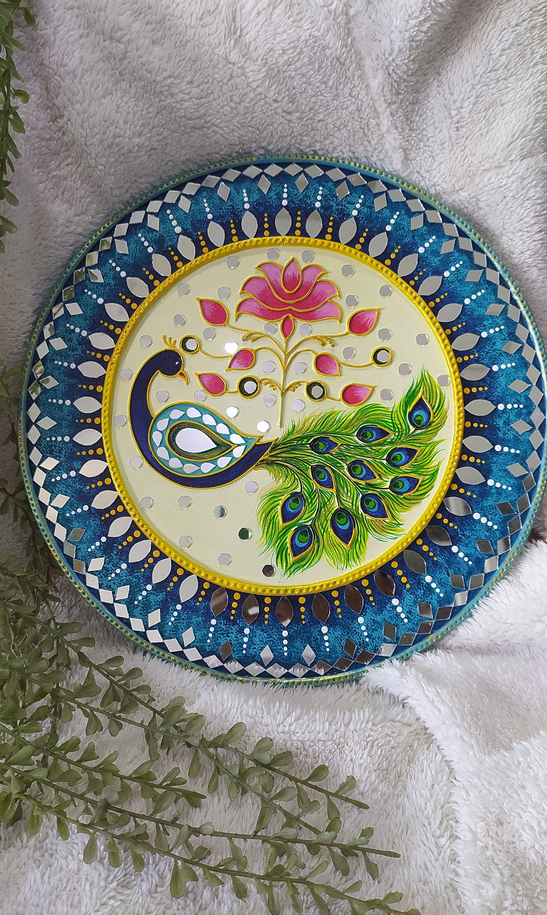 Lippan Art, Wall Decor, Handmade Artwork, Diwali Gifting Etsy