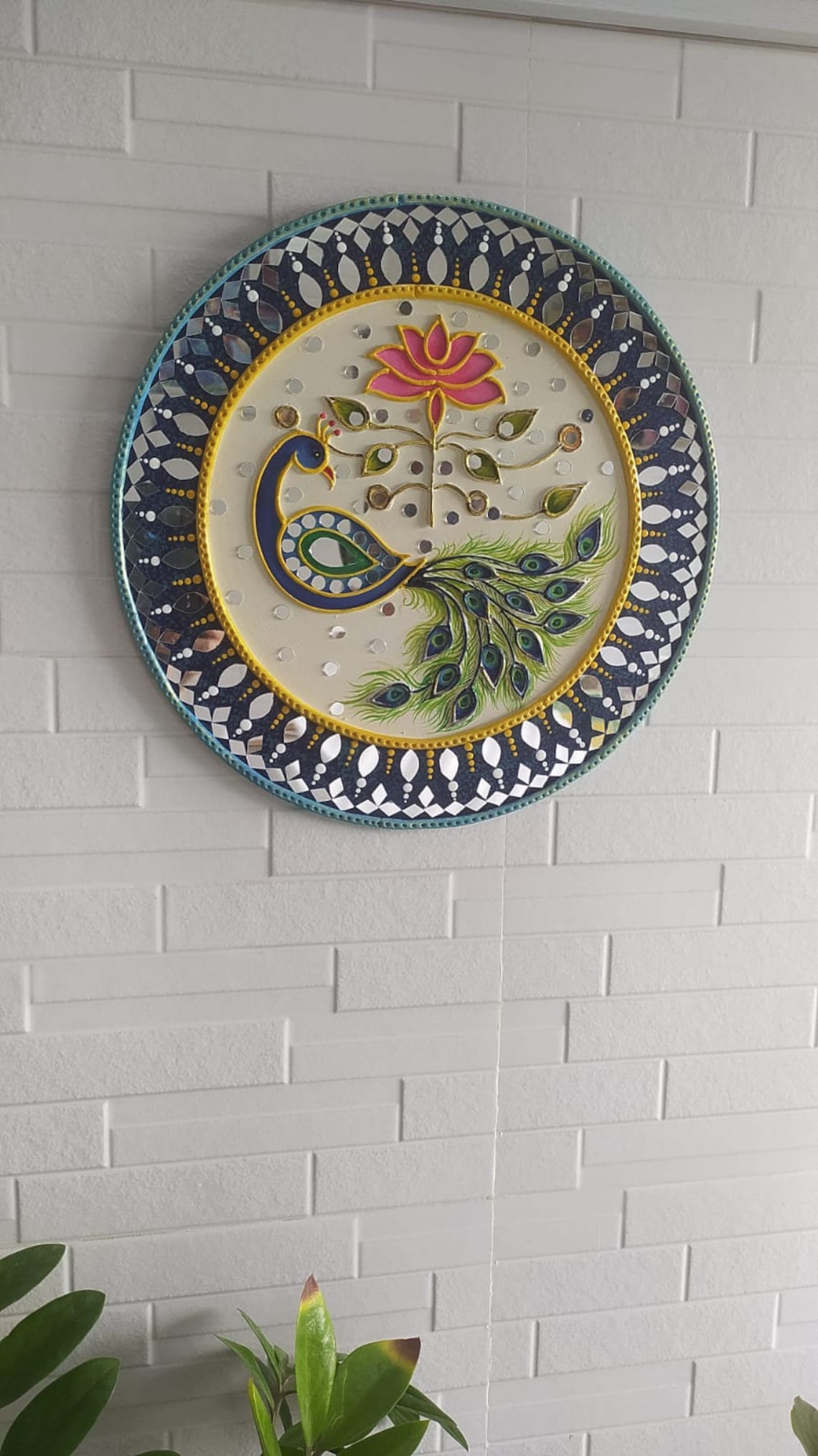 Lippan Art Wall Decor Handmade Artwork Diwali Gifting - Etsy