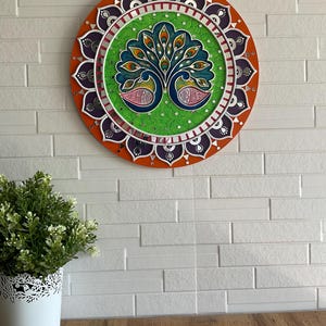 Lippan Art , Home Decor , Wall decor , Wall Hanging , Diwali Gifting , Handmade Artwork, living room decor, wall mirror, gift item