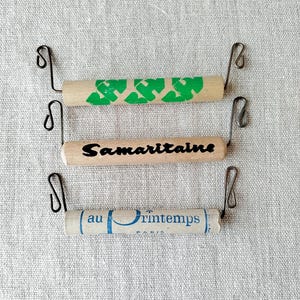 Asas para bolsos, antiguas y vintage, asas de grandes almacenes parisinos.