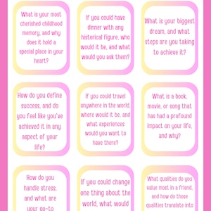 Deeper Conversation Cards for Couples |36 Thoughtful Questions for Intimacy, Connection, and Growth |Relationship Building Game | Valentines