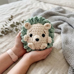 Igel häkeln Muster PDF, Amigurumi Igel Plüsch, süßes Waldtier Spielzeug, einfach Anfänger häkeln, Geschenkidee Bild 4