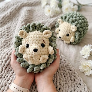 Igel häkeln Muster PDF, Amigurumi Igel Plüsch, süßes Waldtier Spielzeug, einfach Anfänger häkeln, Geschenkidee Bild 3
