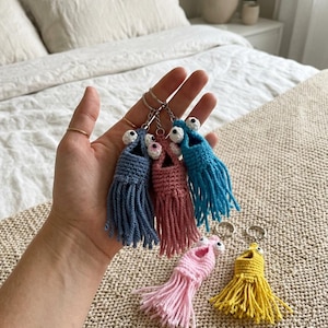 Squid Crochet Pattern PDF, Amigurumi Keychain, Crochet Keychain Pattern, Mini Plush Toy, Easy Beginner Crochet, Instant Download