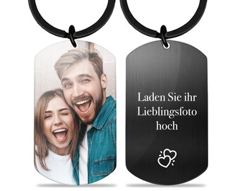 Personalisierte Schlüsselanhänger mit Ihren Lieblingsfotos Fotogeschenke Schlüssel - Ideale Geschenkidee