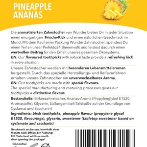 Wunder Zahnstocher mit Geschmack Refill Pack Ananas Bild 8