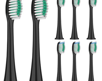 Têtes de brosse compatibles avec Phillips Sonicare (pack de 8) - brosses de remplacement pour Philips Sonicare