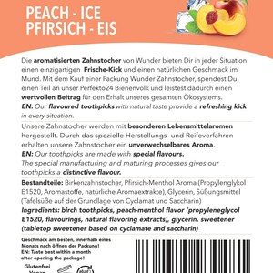 Wunder Zahnstocher mit Geschmack Refill Pack Pfirsich/Ice Bild 8