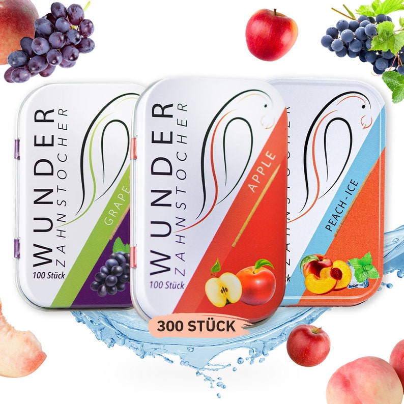 Wunder Zahnstocher mit Geschmack Juicy Pack afbeelding 1