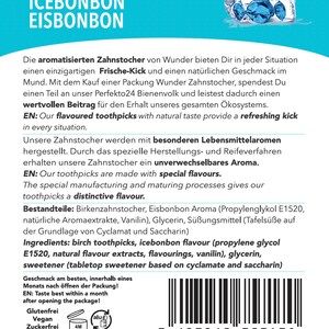 Wunder Zahnstocher mit Geschmack Refill Pack Eisbonbon Bild 8