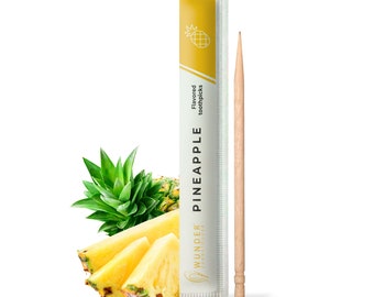 Miracle Toothpicks - Set of 200 Pineapples Individually Packed