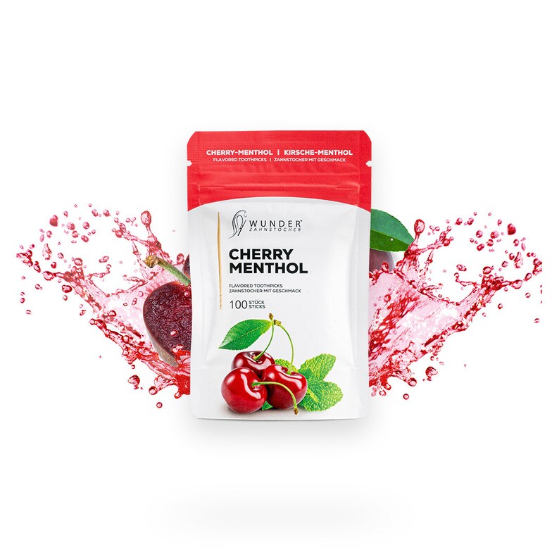 Cure-dents Miracle avec saveur Recharge Cerise/Menthol image 5