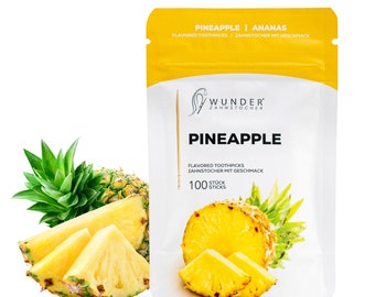 Wunder Zahnstocher mit Geschmack - Refill Pack - Ananas